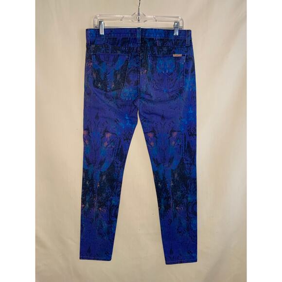 Hudson Jeans Tie-Dye Nico Nebula Midrise Super Skinny Jeans - Picture 4 of 6